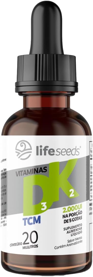 Vitamina D3 K2 em Gotas - Veículo TCM - 80 Doses